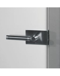 STUDIO Medio-Schloss mit Drückerführung für 8 mm Glasdicke, F150