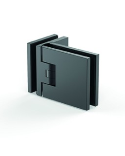Sauna Pendeltüband G-G, 90°, schwarz matt ZNPVD35