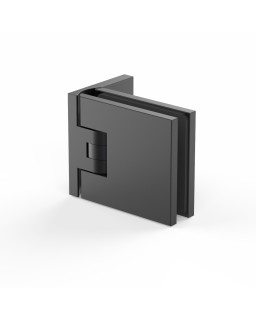 Sauna Duschtürband Flamea+ G-W, 90°, schwarz matt ZNPVD35