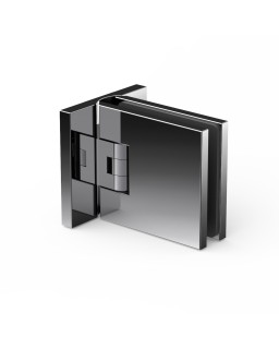 Sauna Duschtürband Flamea+ G-W, 90° schwarz glänzend ZNPVD36