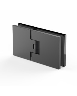 Sauna Duschtürband Flamea+ G-G, 180°, schwarz matt ZNPVD35