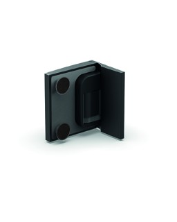 PAVONE Pendeltürband Glas-Wand 90°, rechts, schwarz matt ZNPVD35