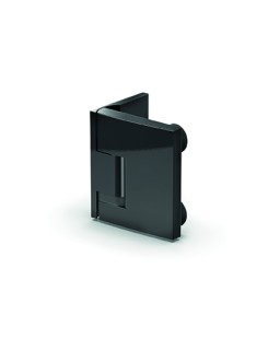 PAVONE Pendeltürband Glas-Wand 90°, rechts, schwarz glänzend ZNPVD36