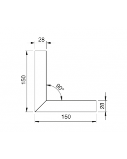 8438ZN5-250 Winkelstabilisierung G-G90°, starr, GV