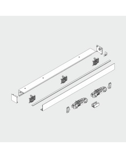 MUTO Comfort L 80 Komplett-Set, Deckenmontage, Set 1450 mm, F157