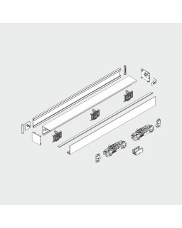 MUTO Comfort L 80, Komplett-Set, Montage an Glas, F150