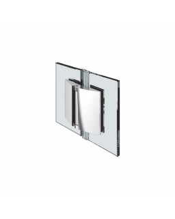 Duschtürband Papillon, G-G 180°, Edelstahleffekt