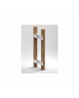 Glastürgriff für Sauna Holz Hemlock