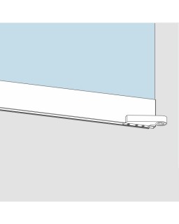 Untere AT-Schiene, 100, ohne Schloss, eins. fr. Gk, links, F700