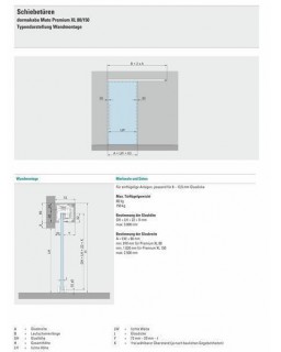 MUTO Premium XL 80, Wandmontage, Set 1450, F157