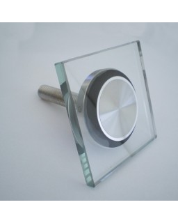 Fassadenhalter Senk, beweglich, DM 40mm, Glas 8 - 25,75 mm