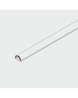 Gummiprofil, schwarz, selbstklebend, für Glasdicken 8/10 mm, Glasabstand 4 mm, Rolle à 5 m