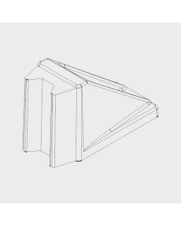 HAWA Bodentürstopper mit Zentrierteil, Edelstahl-Optik